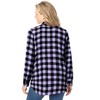 Woman Within Plus Size Classic Flannel Shirt - 3 of 4