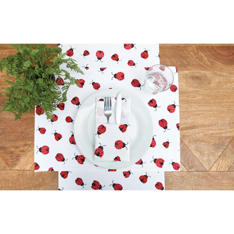 C&F Home Ladybug Pattern Spring Table Runner, 2 of 5