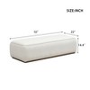 Christopher Knight Home Claire Modern Boucle Rubberwood Upholstered Ottoman - 3 of 4