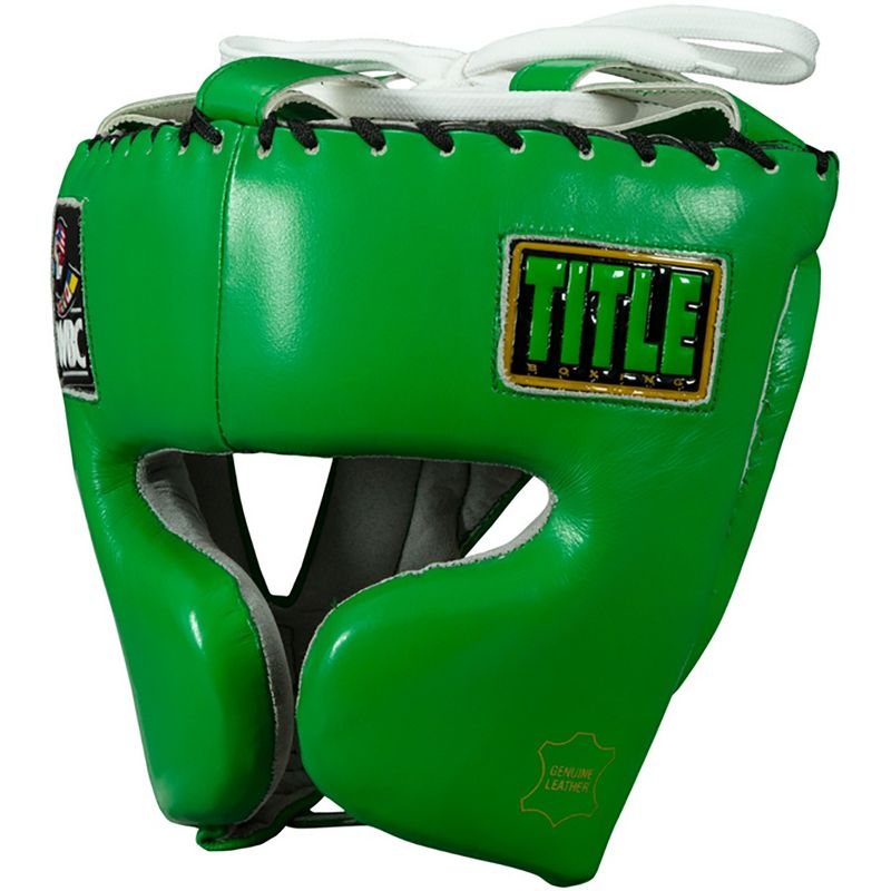 Title Boxing WBC Sparring Headgear - Green, 1 of 5