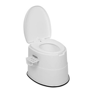 Karl Home | Portable Camping Toilet with Non-Slip Mat and Paper Holder - 1 of 4