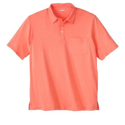 KingSize Men's Big & Tall Shrink-Less Lightweight Polo