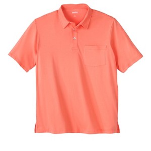 KingSize Men's Big & Tall Shrink-Less Lightweight Polo T-Shirt - 1 of 4