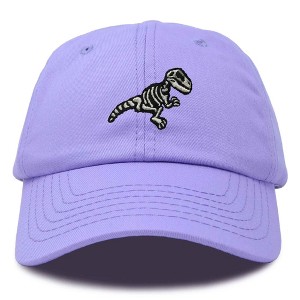 Dalix Fossil Embroidered Dinosaur T Rex Cotton Dad Hat Baseball Cap Adjustable Mens - 1 of 4