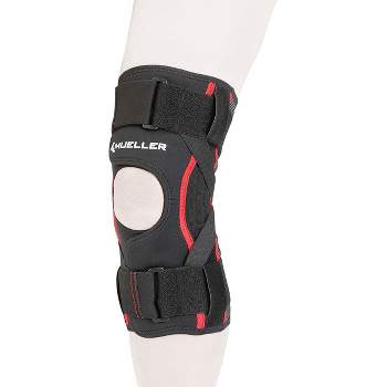 Mueller Omniforce Adjustable Knee Stabilizer Brace - L/XL - Black
