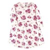 Hudson Baby Infant and Toddler Girl Cotton Long-Sleeve Dresses 2pk, Rose, 3-6 Months - 2 of 3