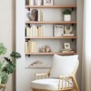 vidaXL Wall Shelf Light Brown 39.4 in.x7.9 in.x1.6 in. Treated Solid Wood Oak - 2 of 4