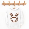 S.W.Smiley Reindeer Lights - Toddler Hoodie and Youth Hoodie - 2 of 2