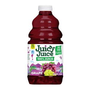 Juicy Juice Grape 100% Juice - 48 fl oz Bottle - 1 of 4