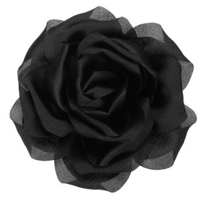 Unique Bargains Satin Flower Durable Elegant Large Peony Floral Lapel Brooch Pin - 1 of 4