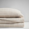 4 Pcs Elegant Oversized Cotton Flannel Sheet Sets, All Season Bedding Set, Cozy Home Textile fits Lux Bedroom Decor - 4 of 4
