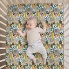 The Peanutshell Crib Bedding Set for Baby Boys and Girls, Safari Puzzle, 3 Pieces - 3 of 4