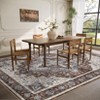 Washable Floral Medallion Soft Non Slip Carpet Indoor Retro Accent Large Floor Carpet Stain Resistant Non Shedding Rugs - 3 of 4