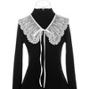 Elerevyo Women Rhinestone Detachable Fake Peter Pan Collar Little Shawl 1 Pc - 2 of 4