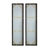 Set of 2 Dhalia Ombre Hand Painted Framed Wall Arts Blue/Silver: A&B Home, Abstract Decor, Mixed Media - 3 of 4