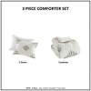 NicBex 3 Pcs Cotton Comforter Set Bedding Set, Soft Duvet Cover Set Bedding Comforter Sets, Machine Washable - 3 of 4