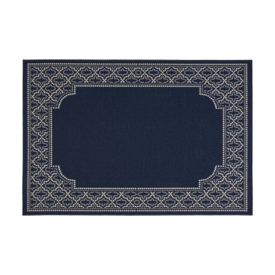 LunaLulinlk 4401L 5'3" X 7' Navy Polypropylene