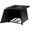 Tangkula 50,000 BTU Square Outdoor Propane Fire Pit Table with Waterproof Cover Lava Rock - 4 of 4