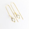 Sanctuary Project by sanctuaire Marble Geo Drop Earrings Gold - 2 of 3