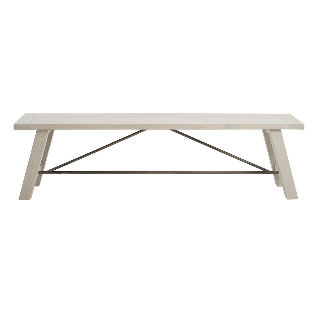Photos - Other Furniture Sonoma Dining Bench Reclaimed White