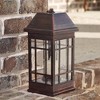 Smart Solar San Rafael II 15" Solar Lantern Bronze - 2 of 4
