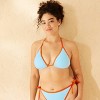 Women's Contrast Binding Triangle Bikini Top - Wild Fable™ - 4 of 4