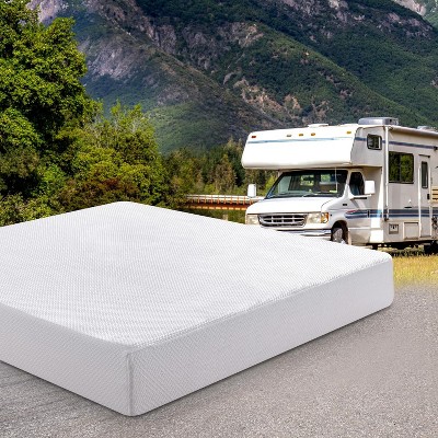 Vipbear RV Mattress, Tencel Cover, Premier Cooling Green Tea/Gel Medium Firm Mattress in a Box, Back Supportive,Made in USA