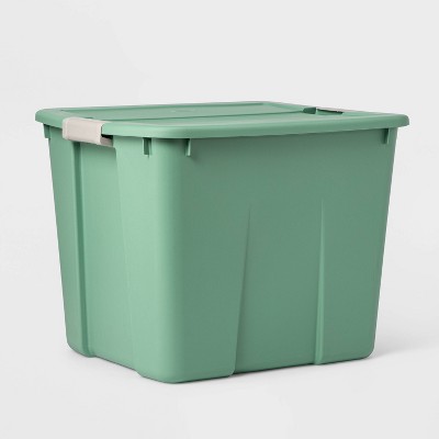 20gal Latching Tote Light Green - Room Essentials™