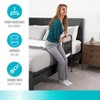 Stander Stable Bed Rail with Support Legs for Seniors, Black - 4 of 4
