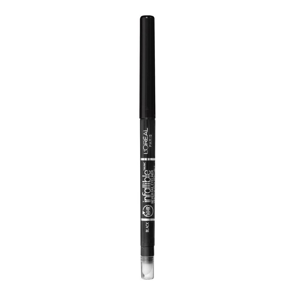 Photos - Eye / Eyebrow Pencil LOreal L'Oreal Paris Infallible Never Fail 16hr Eyeliner Pencil - 0.01 oz 511 Black Noir 