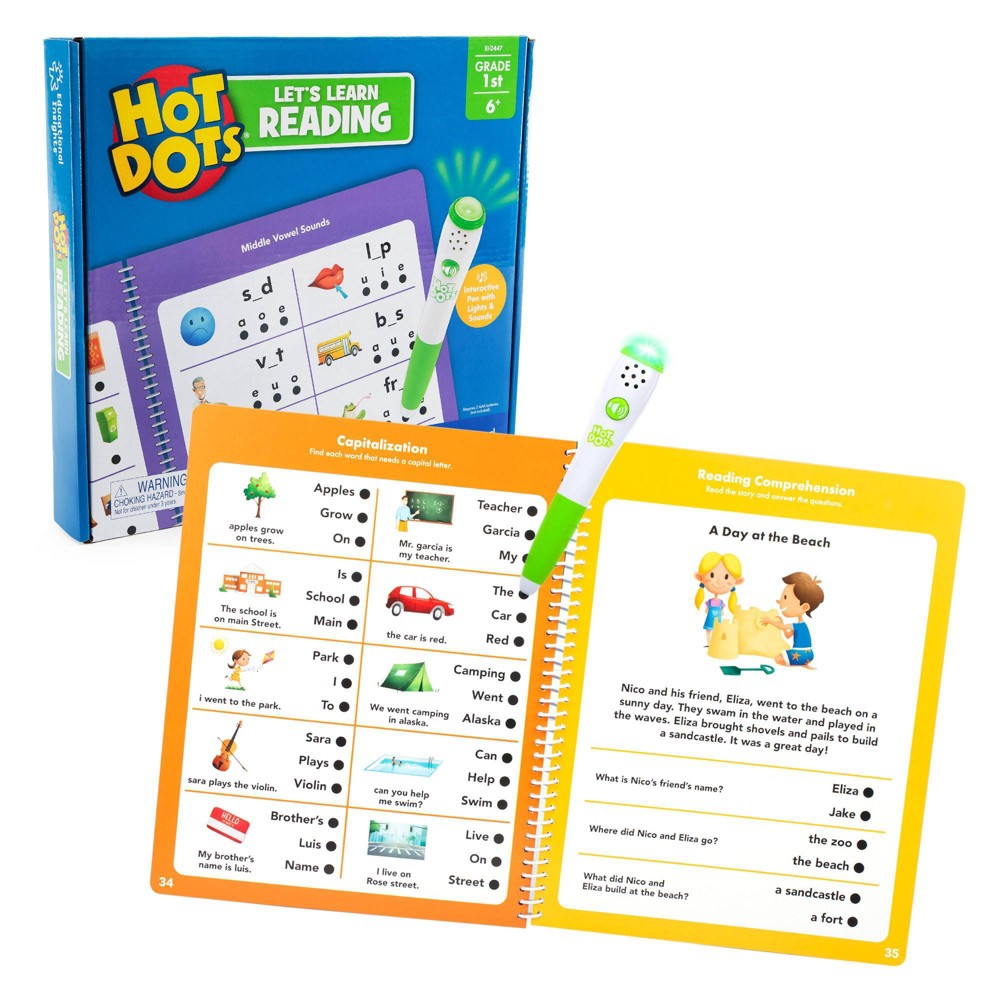 Photos - Educational Toy Educational Insights Hot Dots Let's Learn Reading - 1st Grade 