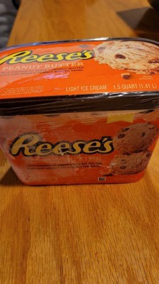 Reese's Peanut Butter Light Frozen Ice Cream With Reese's Peanut Butter Cups  & Peanut Butter Swirl – 48oz : Target