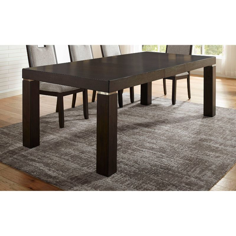 88&#34; Terraview Extendable Dining Table Dark Walnut - HOMES: Inside + Out, 3 of 7
