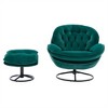 OUTSUPPLY Accent Chair with Ottoman for Living Room, Bedroom, Game Room, Sturdy Metal Frame - 3 of 4