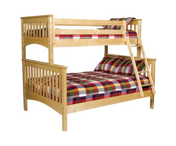 Mission Twin Over Full Natural - Bolton Furniture