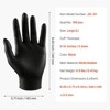 Angel Sar Black Nitrile Disposable Gloves, 4.5 Mil Latex-Free Powder-Free, 100 Count Size L, Textured Fingertips, Food Safe, Multi-Use - 3 of 4
