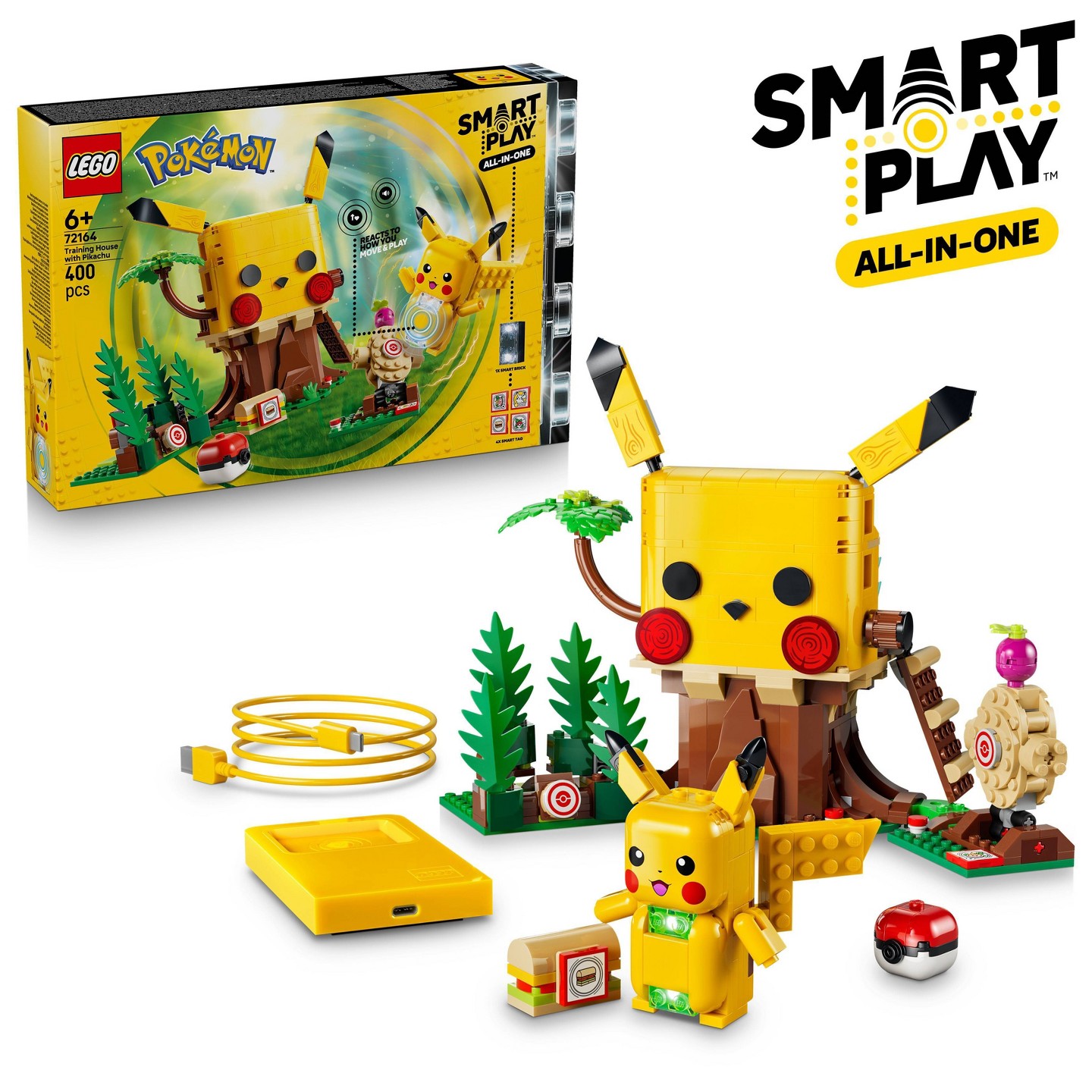 Детский конструктор LEGO Pokémon Smart Play: Training House with Pikachu 72164 — фото 1