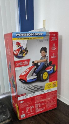 Nintendo Super Mario Kart 24v Battery Powered Kids' Ride-on -  White/red/blue : Target