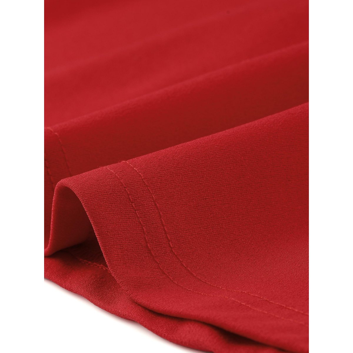 Женские платья INSPIRE CHIC Women's Elegant Ruffled Peter Pan Collar Dresses Large Red — фото 5