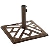 VidaXL Umbrella Base Bronze 17.3 inches x17.3 inches x12.2 inches  Cast Iron - 4 of 4