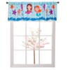 Everyday Kids Mermaid 60x15” Window Valance – Coastal Theme in Turquoise, Blue, Purple & Orange for Baby, Toddler & Girls’ Bedrooms - 3 of 4