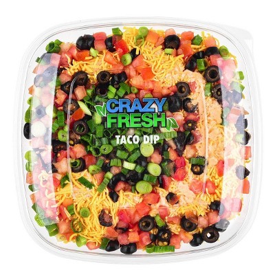 Crazy Fresh Taco Dip Tray - 2lb