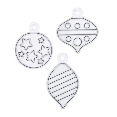 Bulk 48 Pc. Mini Christmas Ornament Suncatchers : Target
