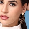 SOHI Women's California Gold Party Drop Earring - 3 of 4