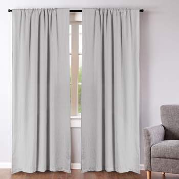 100% Linen  - Lined Curtain Panel - 2pk - Levtex Home