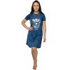 Harry Potter Women's Foil Print Hogwart Houses Raglan Nightgown Pajama - 2 of 4
