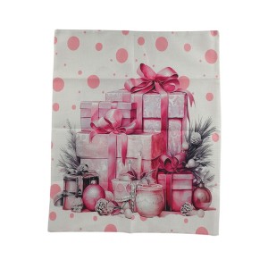 Unique Bargains Dining Chair Slipcovers Linen Pink 22.83"x19.29" 1Pc - 1 of 4