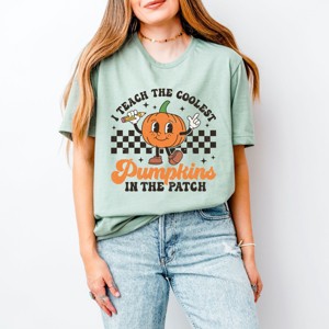 Simply Sage Market I Teach The Coolest Pumpkins In The Patch Short Sleeve Tee - 1 of 4