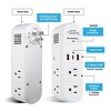 Bell + Howell Swivel Power Strip with 6 Outlets, 2 USB Ports, 1 USB-C Port, 180-Degree Rotation and Surge Protection - 2 of 4