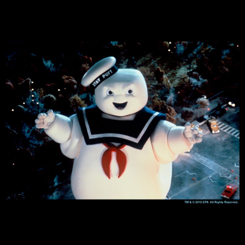 Men's Ghostbusters Stay Puft Marshmallow Man Poster T-Shirt, 2 of 6